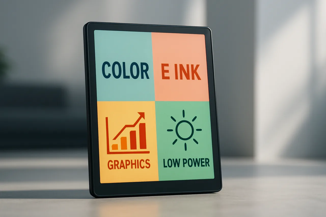 Цветные E-Ink экраны выходят в массовый сегмент