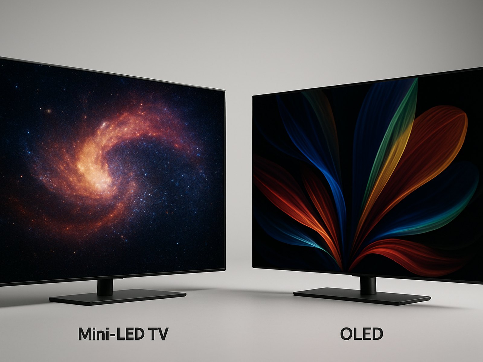 Премиальный телевизор на стене — сравнение Mini-LED и OLED